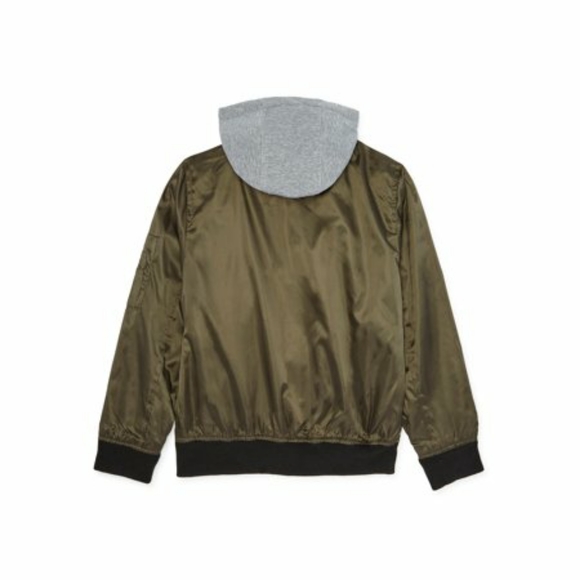 Swiss Cross Men Hooded Bomber Jacket NWOT - Picture 2 of 15